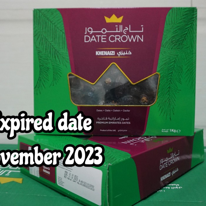 

Kurma Khenaizi Date Crown ORIGINAL Premium Emirates Dates 1kg import