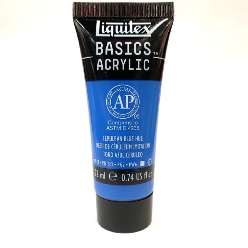 

Cat Acrylic Liquitex Basics 22ml Cerulean Blue Hue