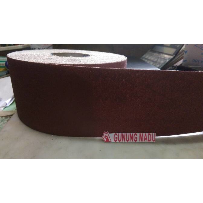 AMPLAS METERAN KASAR NO 100. / AMPLAS ROLL TAIYO / AMPLAS KAIN