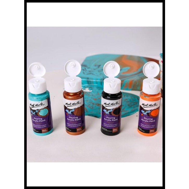 

Mont Marte Pouring Acrylic Paint 60Ml 4Pc Set - Symphony