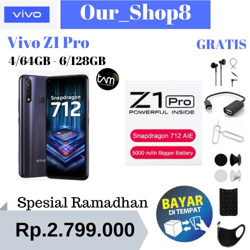 Vivo Z1 Pro 4/64GB 6/128GB New