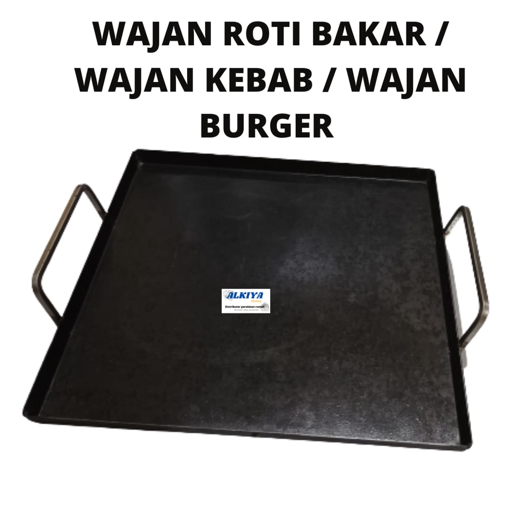 Jual Wajan Roti Bakar Wanajn Burger Wajan Kebab Wajan Plat Hitam Wajan