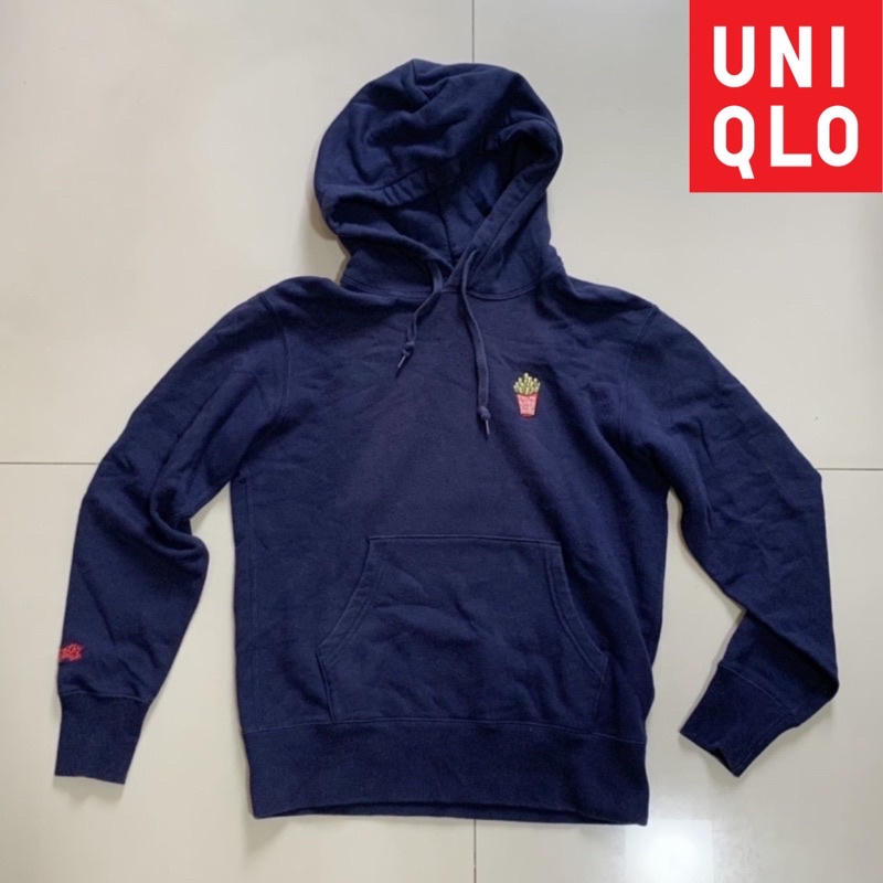 [preloved] UNIQLO x TIMOTHY GOODMAN SPRZ NY Hoodie Sweater Navy unisex