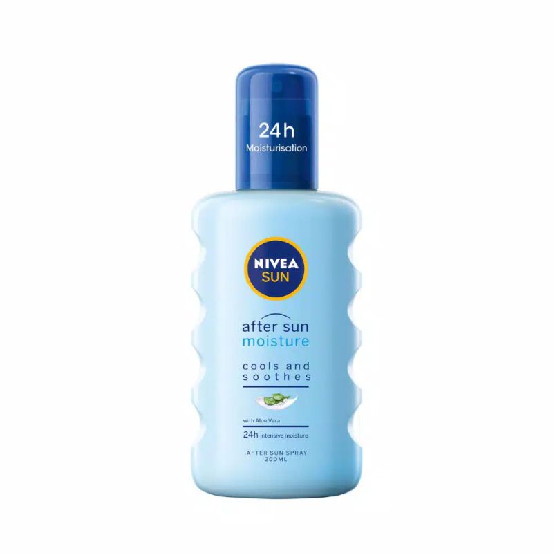 NIVEA SUN PROTECT &amp; BRONZE TAN ACTIVETING SUN SPRAY SPF 20 (200ml) bisa untuk wajah