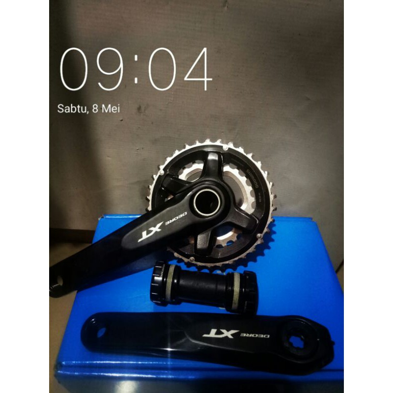 CRANK SHIMANO DEORE XT M8000 DOBEL CANRING