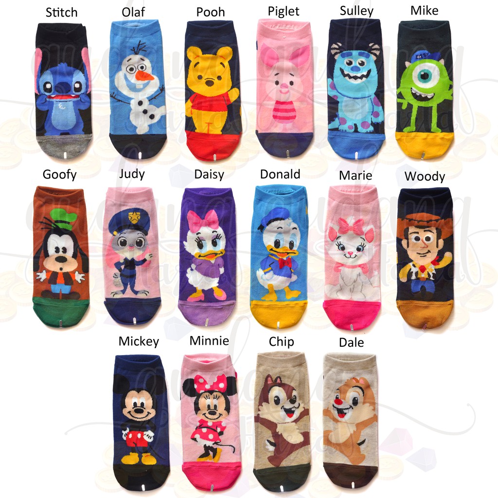 Kaos Kaki Wanita Karakter Lucu Unik Korea Socks GH 103139