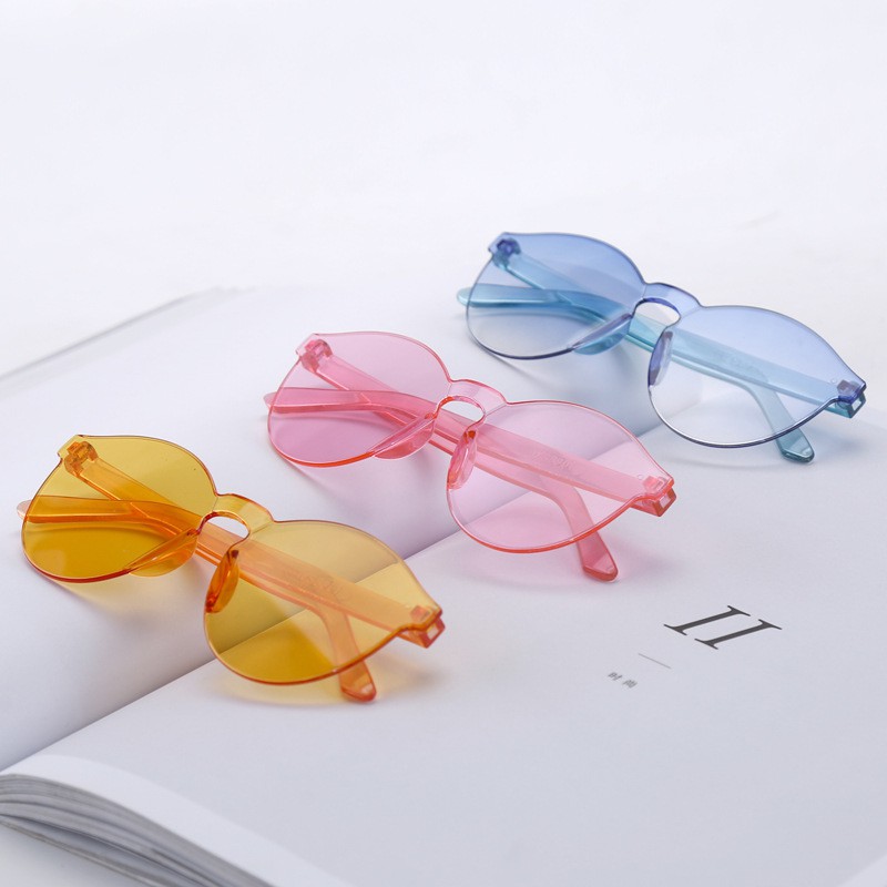 OVERFLOWS.ID Colorfull Eyeglasses Kacamata Fashion Jelly Wanita Pria Warna Warni Ala Korea