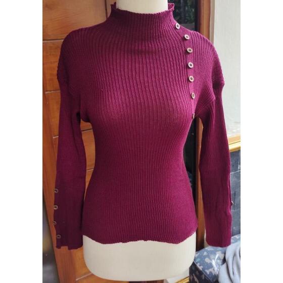 Turtleneck Knit Rajut Premium/ Sweater Rajut Knit/Sweater Rajut Premium/