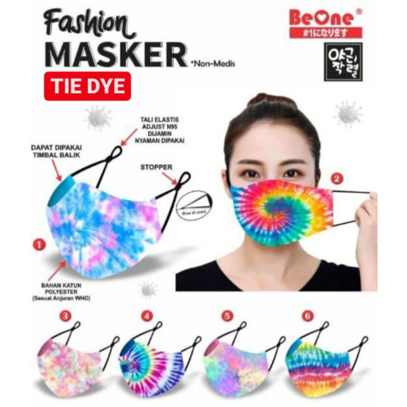 Masker Sport BeOne Fashion Twin (TIE DYE Series)