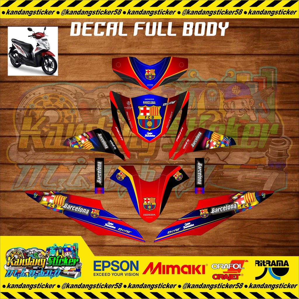 Decal BEat FI 2015 Full Body Barcelona Barca