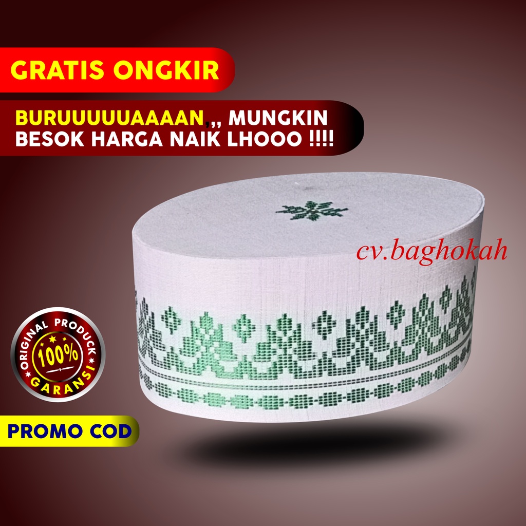 Peci kopyah dewasa Songkok bukan turki kopeah rotan pakistan bayi laki laki hitam putih polos dewasa