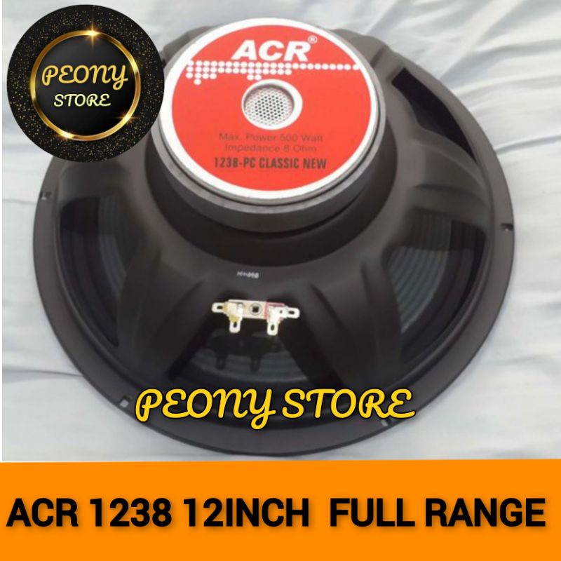 Speaker 12 inch Full Range ACR 1238 PC Classic NEW 500 Watt