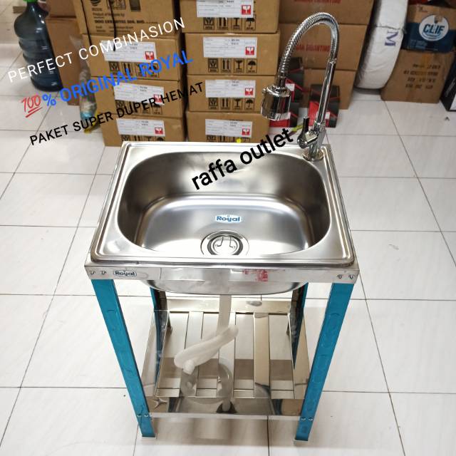 Kitchen sink portable/bak cuci piring royal sb42k/bak cuci ...