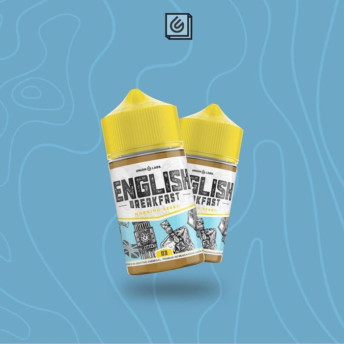 Liquid English Breakfast series 60ML 3&amp;7mg by Union Labs berpita cukai