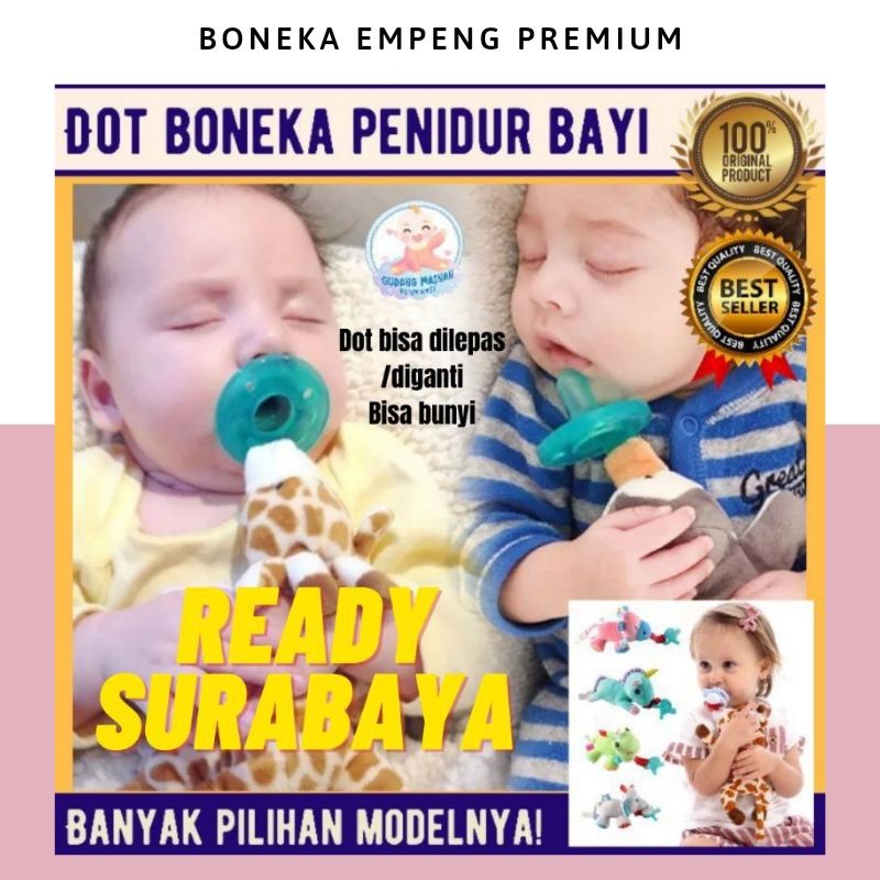 Viral! PROMO Best Seller Boneka DOT SILIKON Empeng Bayi Bisa Dilepas