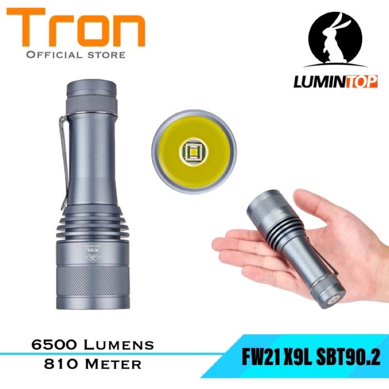 Lumintop X9L SBT90.2 Flashlight Senter LED 6500 Lumens 810 Meter