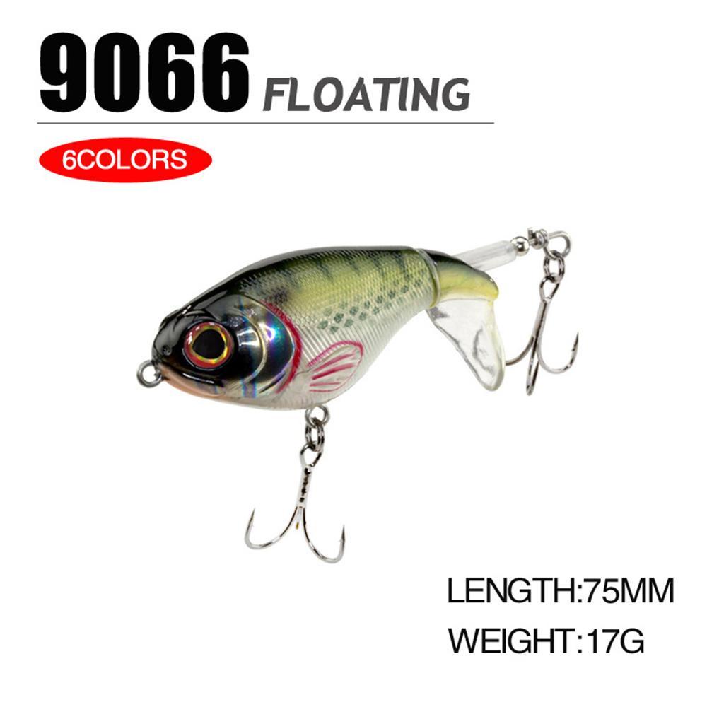TOP Memancing Umpan Gaya Baru Bass Ekor Berputar Lembut 2segmen VMC Hooks