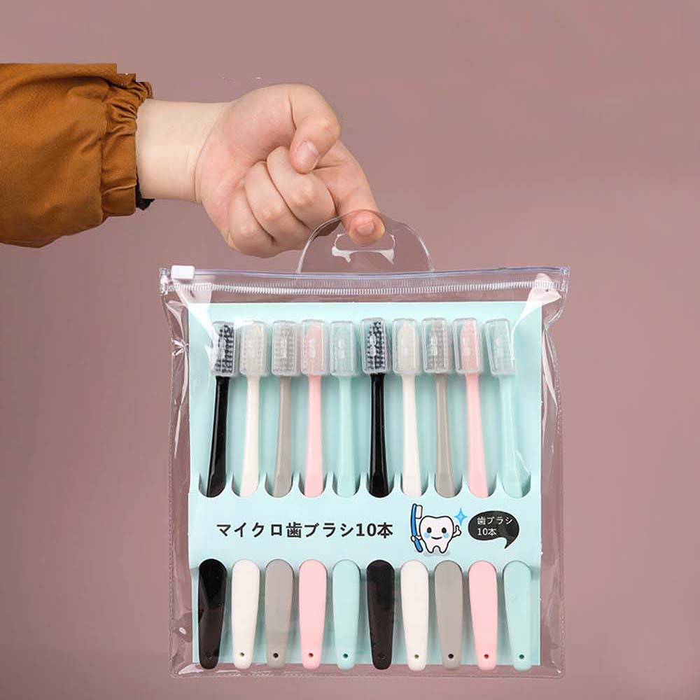 ☛TK☚ R383 Sikat Gigi Dewasa Japan Korea Design Lembut 10pcs / Set