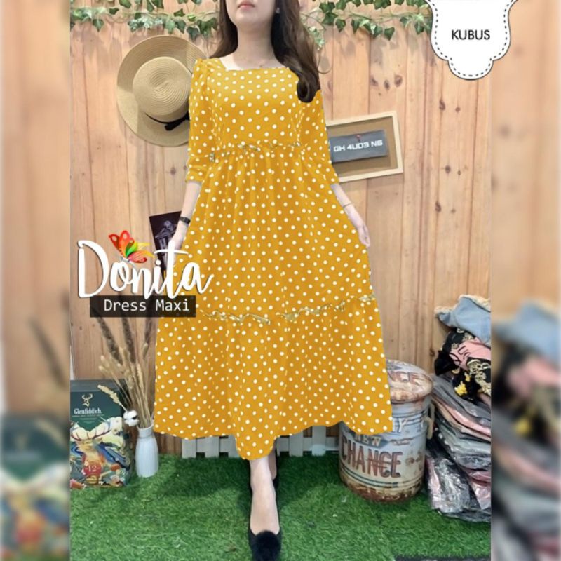 DRESS DONITA POLKA, MONALISA, DRESS MAXY