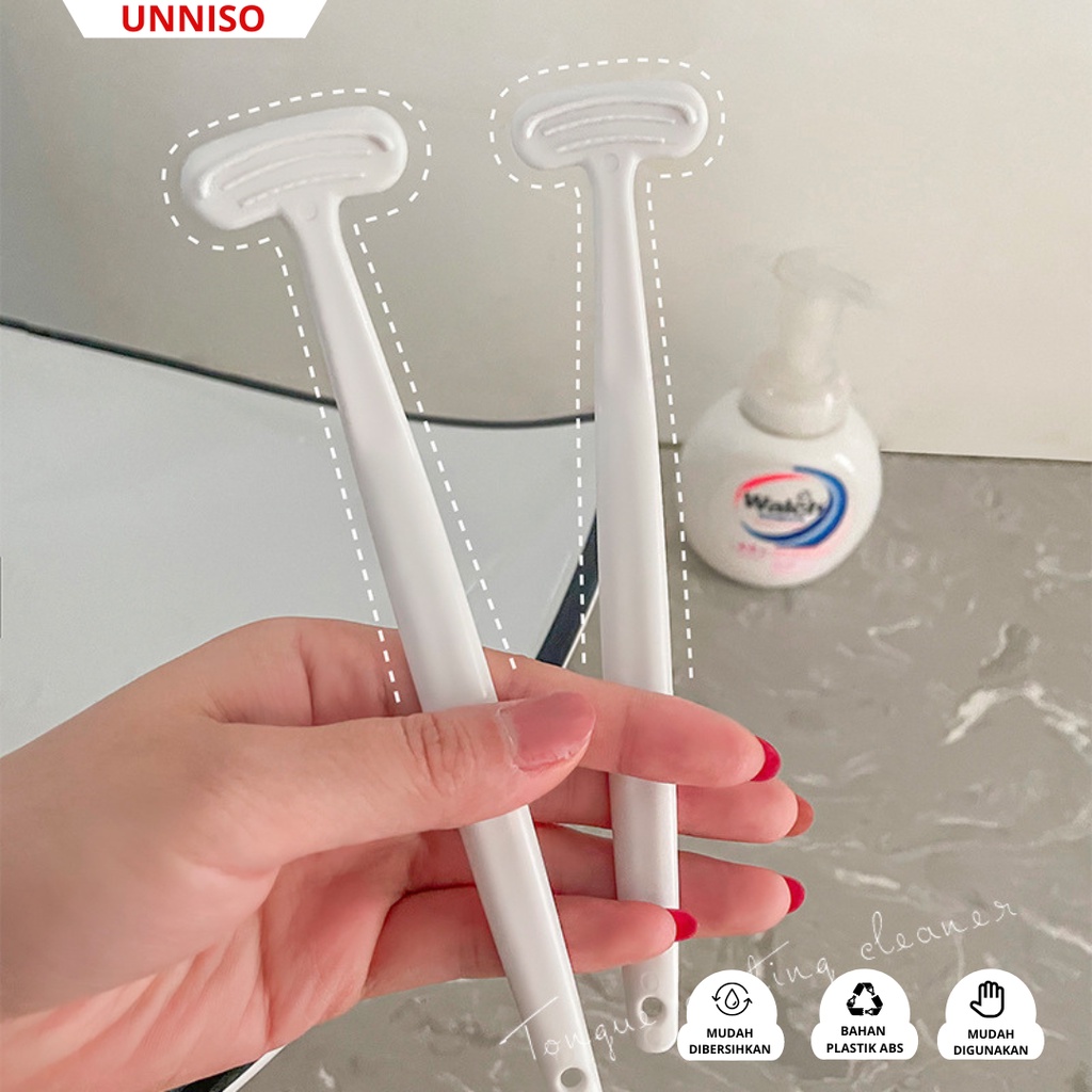 UNNISO - Pembersih Lidah Tongue Scraper Premium PL1