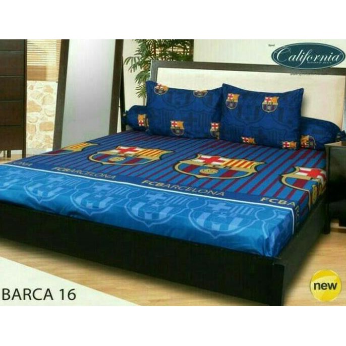 King California Sprei California Barca 16 King 180X200 No.1 Barcelona Klub Bola Indo Bilqis Sprai