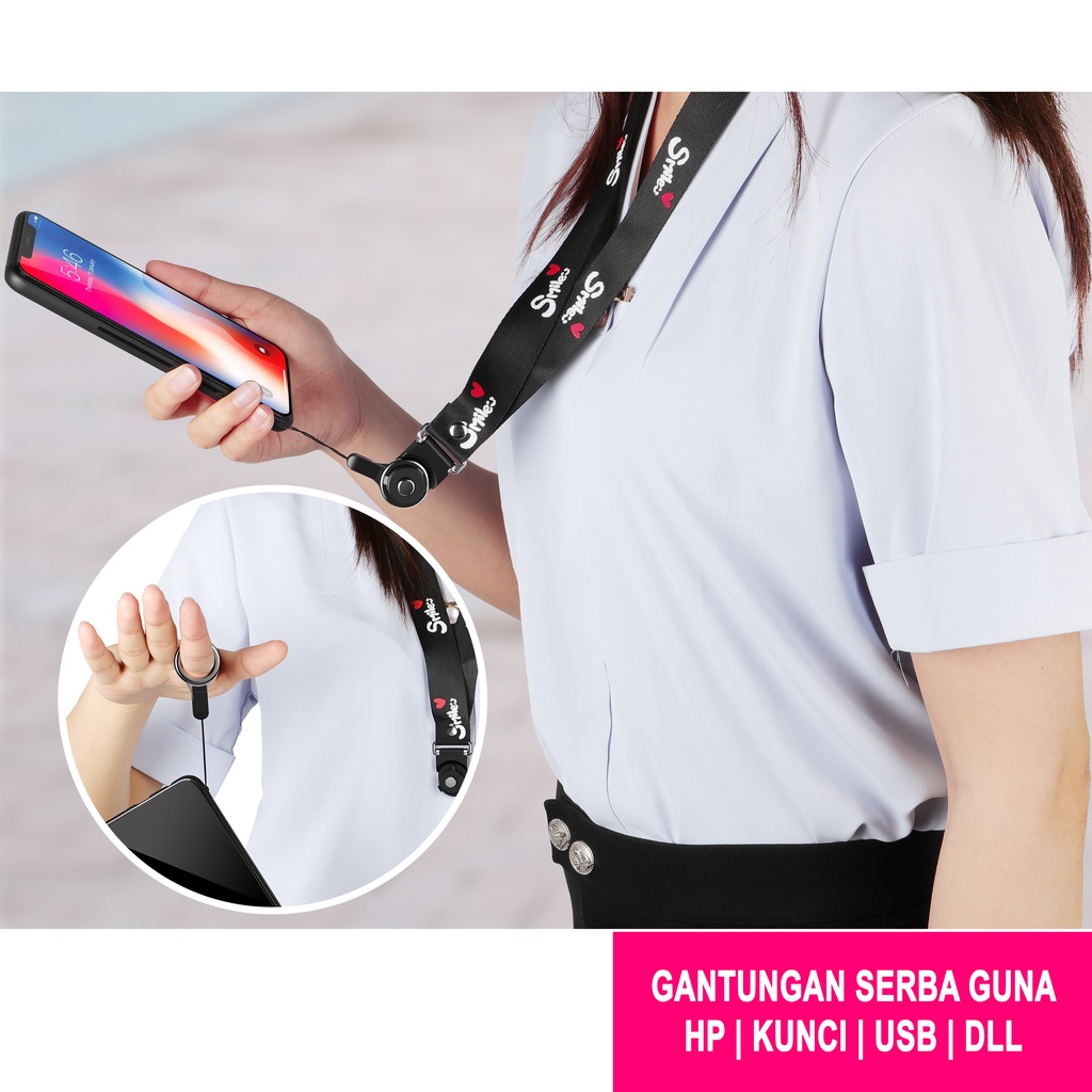 Tali Gantungan HP Serbaguna | Handphone/Kunci/Kartu Nama/USB DLL