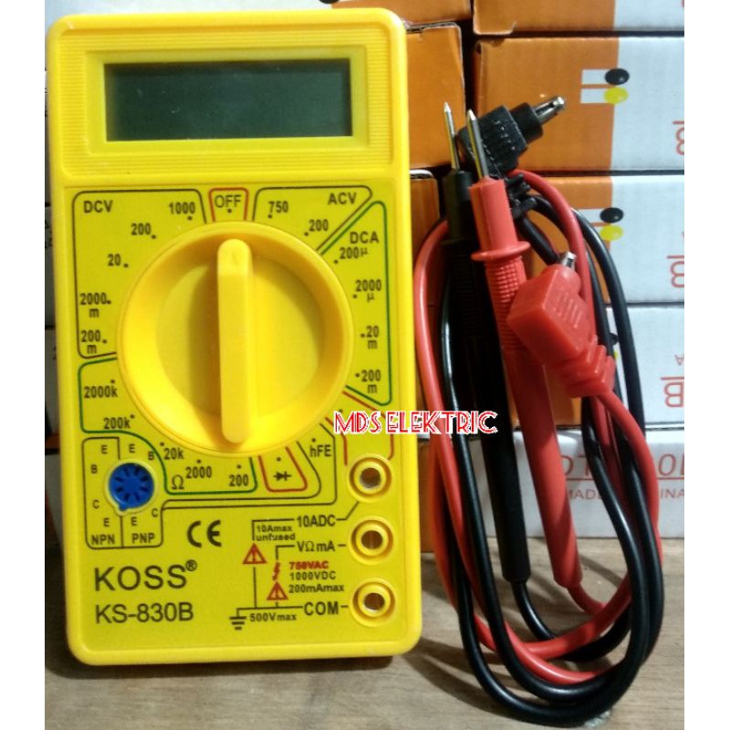 SH Multitester digital DT - 830B Avometer digital