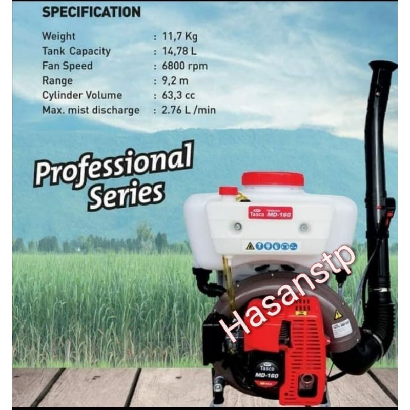 mist blower MD 160 tasco