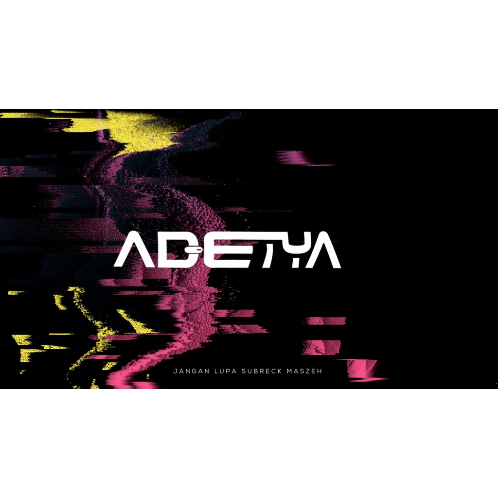 jasa pembuatan intro opening video logo type glitch distortion logo