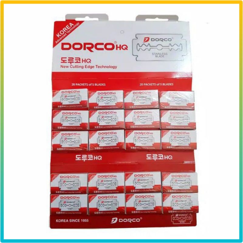 Pisau Silet Cukur Stainless Dorco HQ Korea Original