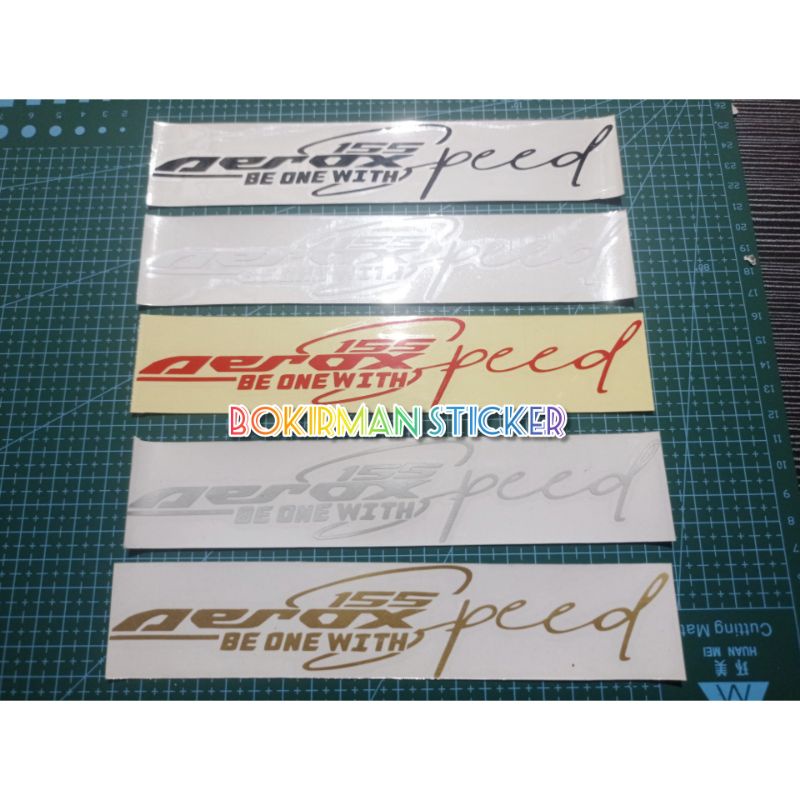 STICKER YAMAHA AEROX 155 SPEED CUTTING