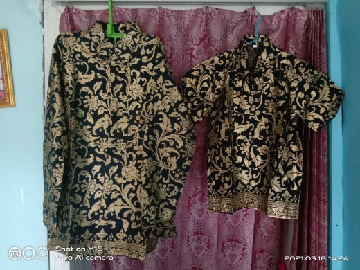 Batik Couple Keluarga Jumbo Sania Ruffle Ori Ndoro Jowi Dnt Prada Bakung