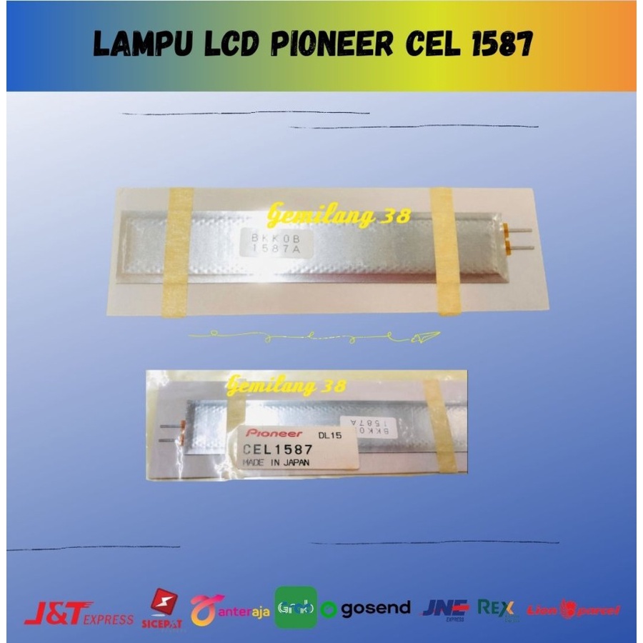 Lampu LCD Element Tape Mobil Pioneer Cel 1587 ORIGINAL
