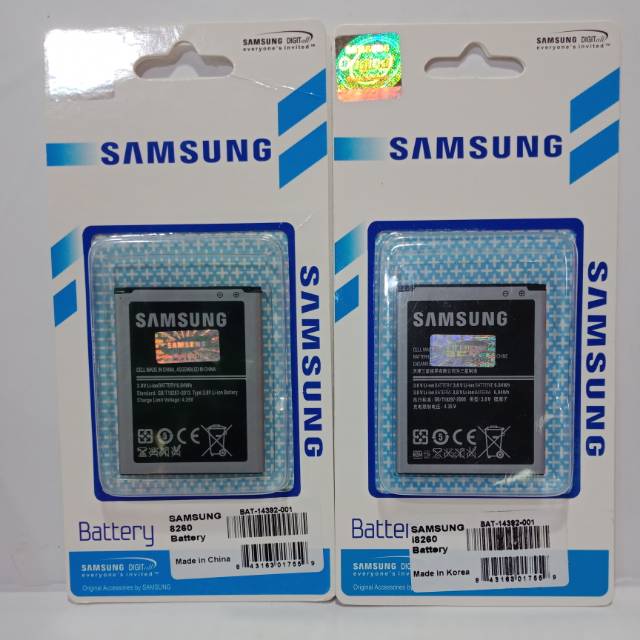 Batrai Battery Batre Samsung Galaxy i8260 Core 1 Original