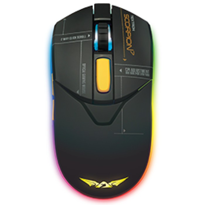 Armaggeddon Gaming Mouse Scorpion 7 -RGB Mouse- Free Mousepad