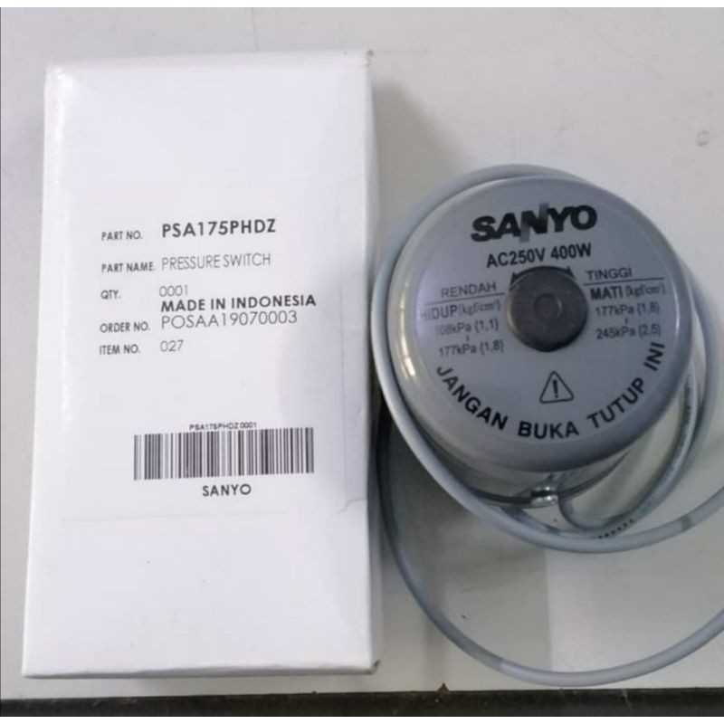 Spare part Otomatis / Pressure Switch Pompa Air Sanyo Tipe PH-236 AC PH-175 C