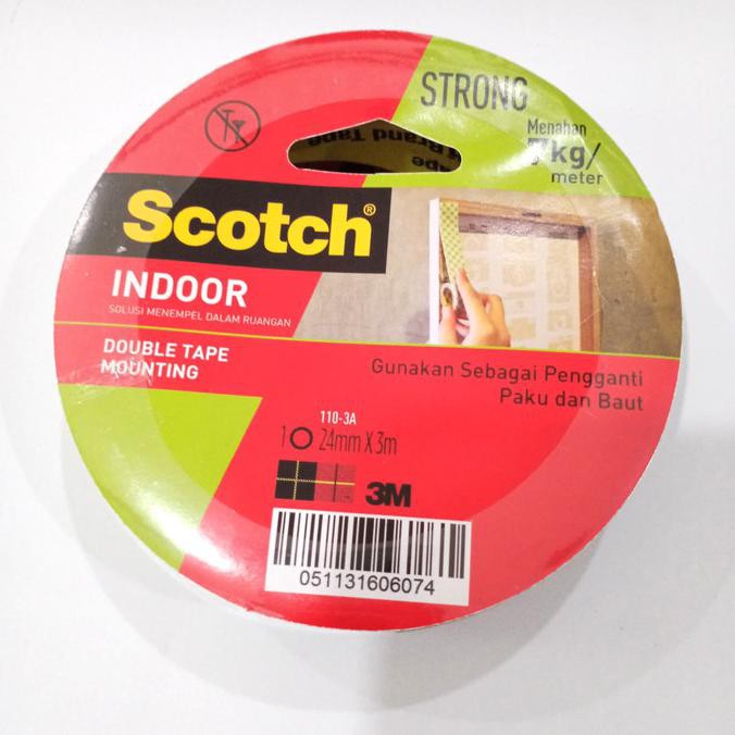 

[[BISA COD]] double tip 3M scotch - Hijau BERGARANSI Kode 910