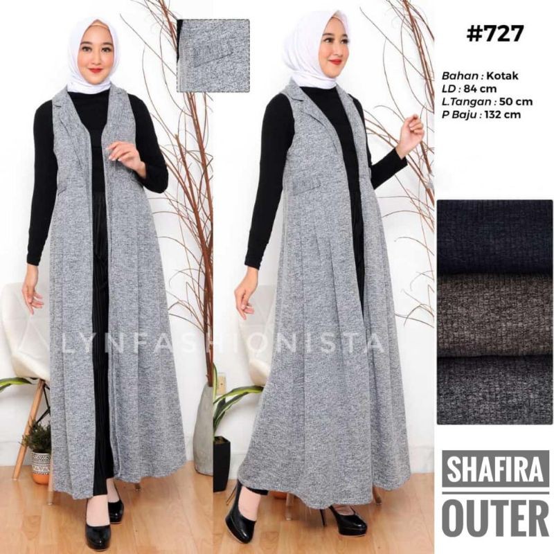 LYNFASHIONISTA-LONG KARDI RAJUT WANITA/CARDIGAN MUSLIMAH PREMIUM/SHAFIRA