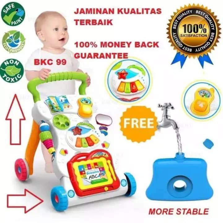 Baby Walker /Baby Push Walker /Mainan Bayi Belajar Jalan ( DENGAN PEMBERAT) SHIYAN BAYI ONLINE SHOP