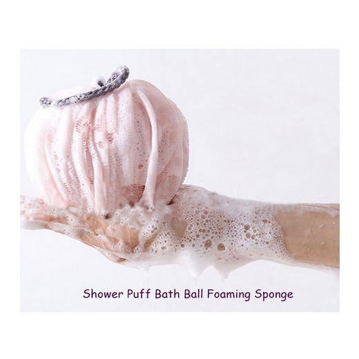 KW034 Spon Bola Jaring Mandi Busa Shower Puff Bath Ball Foaming Sponge