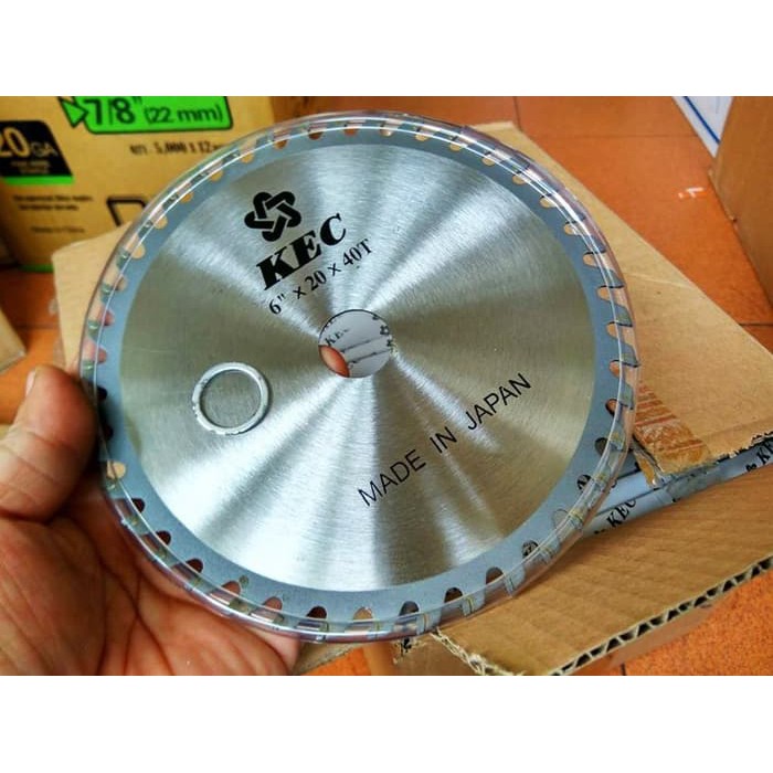 PROMO mata circular saw blade KEC 6" x as 20mm x 40T mata potong gergaji