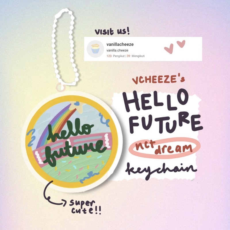 HELLO FUTURE NCT Dream Keychain