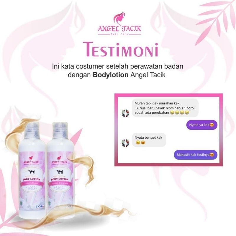 Original 100% Body Lotion Angel Tacik - HB ANGEL TACIK