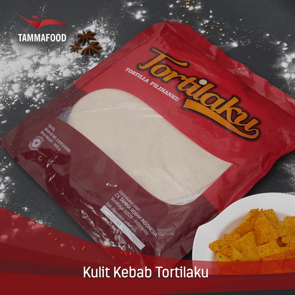 

Promo !! Tortilla Premium Tortilaku Ukuran 25 Cm Isi 20 Pcs Frozen Food