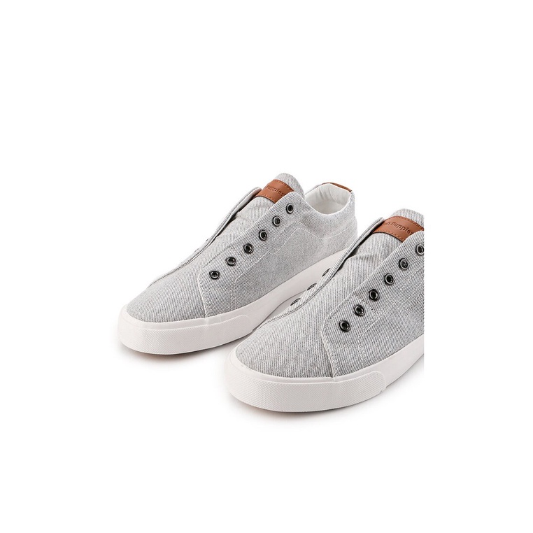 HM026 HUSH PUPPIES SEPATU SLIP ON PRIA ORIGINAL ASLI ORI ABU GREY
