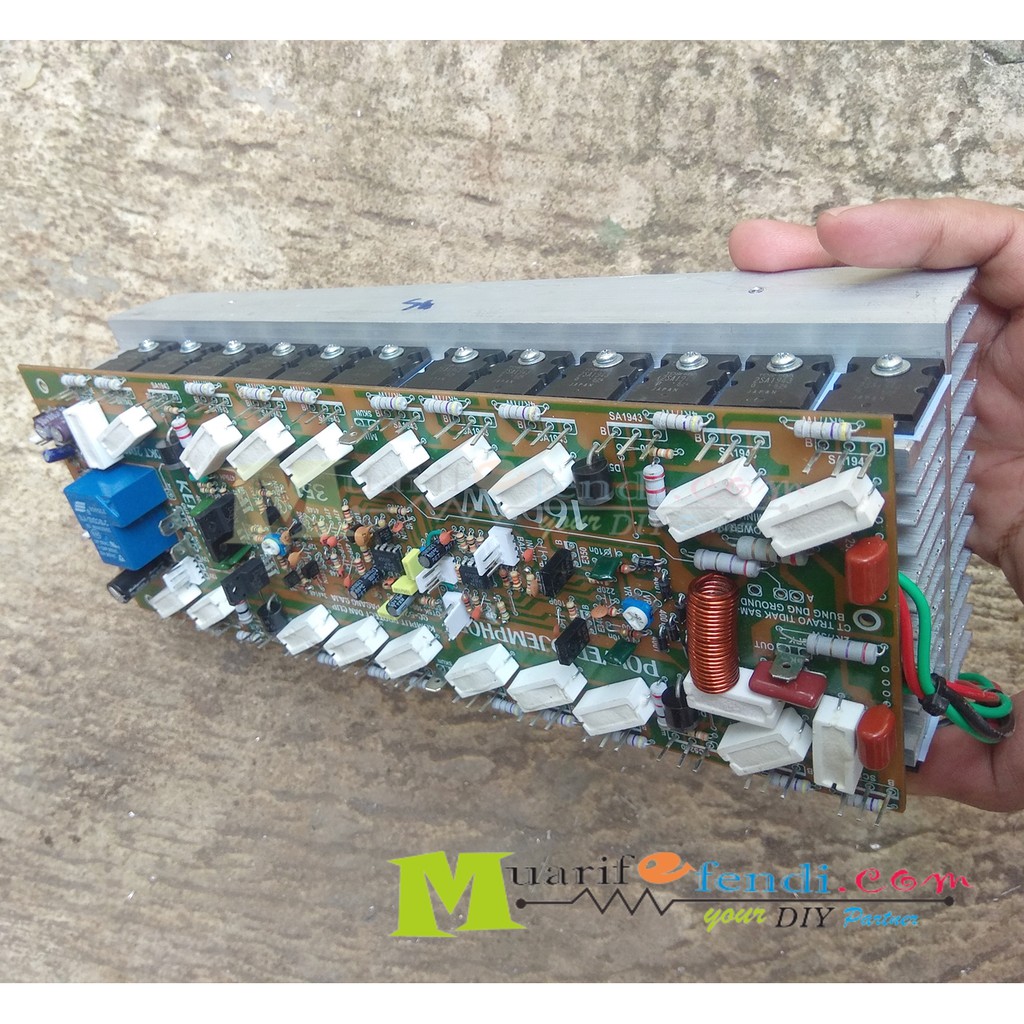 KIT Power Amplifier 1600Watt 14set CLASS GB JOWO FULL MODIF 351M KOMPLIT HS FINAL