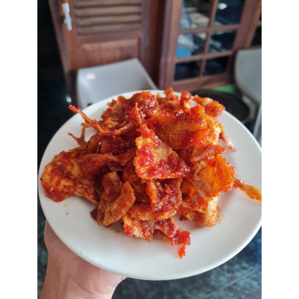 

IKAN ASIN KAPAS BALADO/ IKAN ASIN TIPIS/ IKAN KAPASAN *Dijamin GARING PEDAS MANIS GURIH*