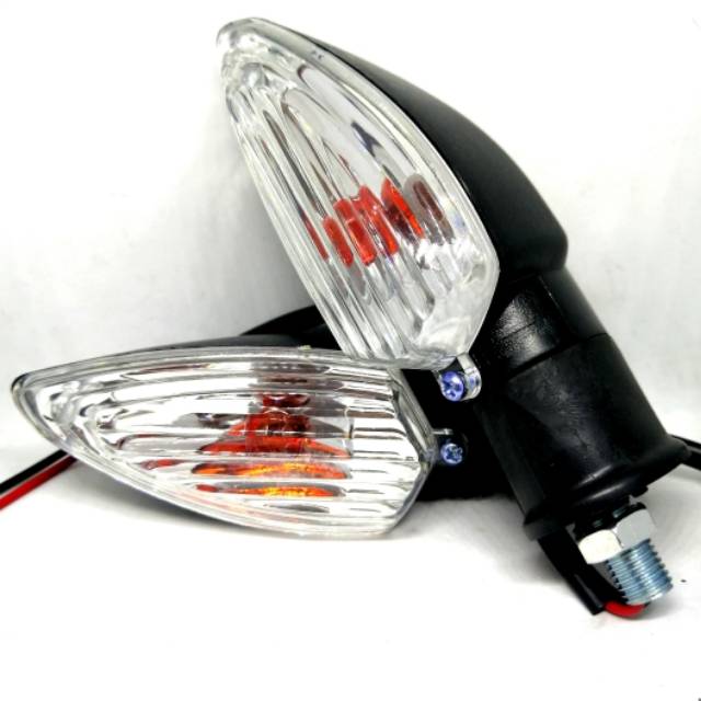 Lampu Sein Sen Riting Reteng Motor Bohlam LED Vixion New Old Besar Standart Ori Original Universal