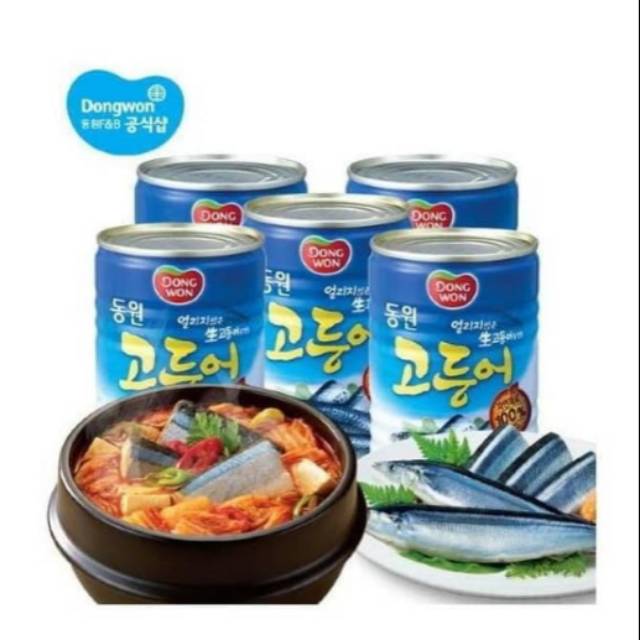 

Dongwon Fish Mackerel in Can Korea Dong Won Ikan Makarel Kaya Protein