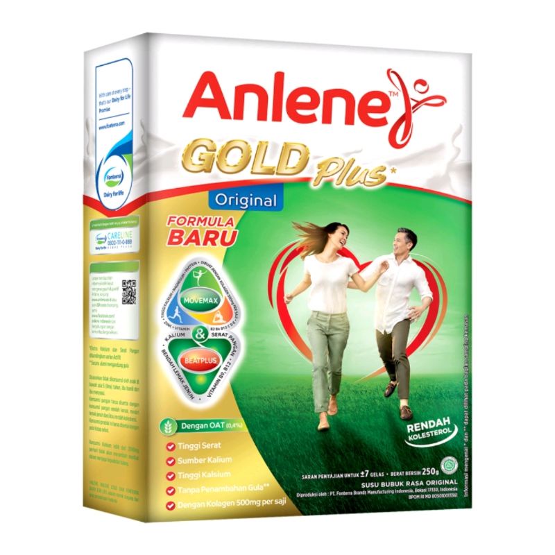 

Anlene gold plus original 250gr